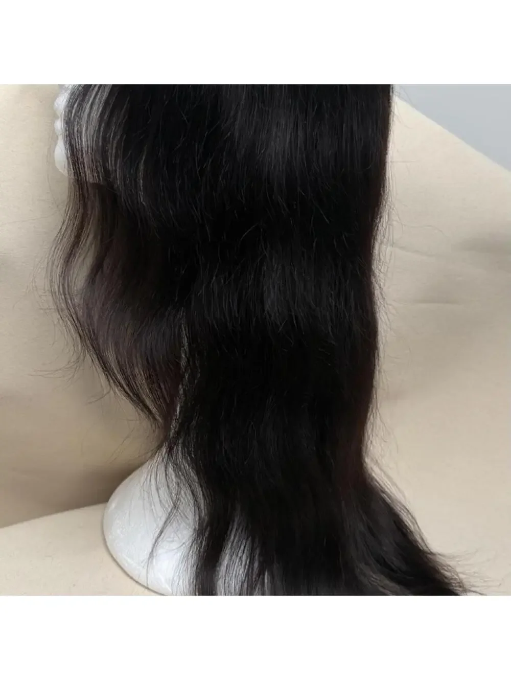 Human Hair Lace Front Wig 13x4 Body Wave 20in Black Unprocessed